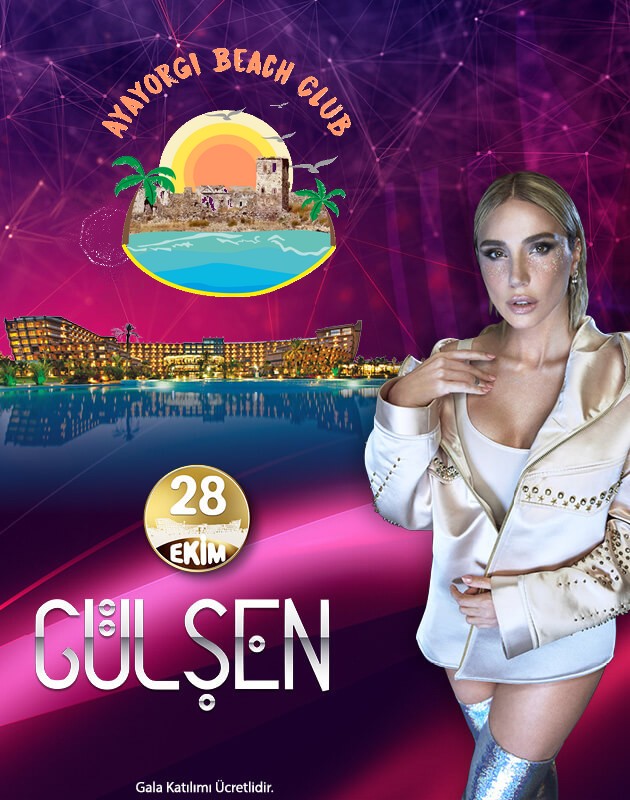 Türk Pop Müziğinin Liste Başı İsmi Gülşen, Aya Yorgi Cunda Beach'da